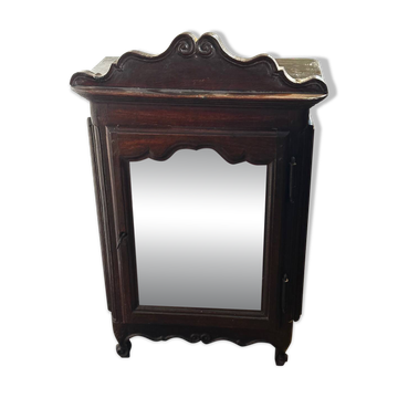 Vitrine à poser en bois sculpté style Louis XV, 19e siècle