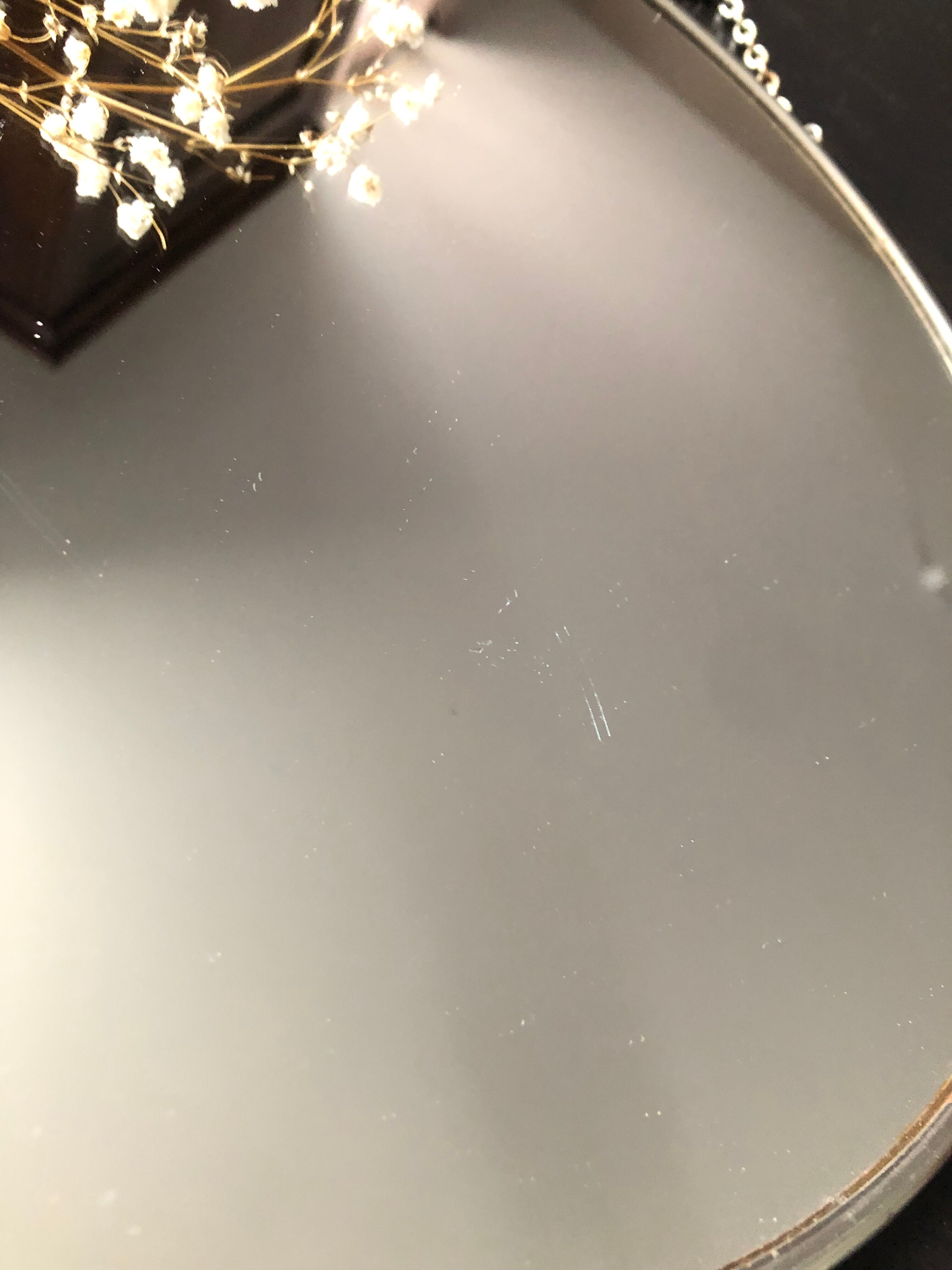 Barber round mirror 29x29cm