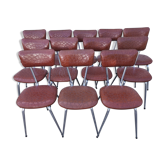 Set of 12 vintage chairs