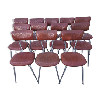 Set of 12 vintage chairs