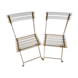 Plexiglass folding chairs