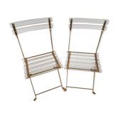 Plexiglass folding chairs