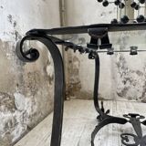 Table basse des années 80 style brutaliste