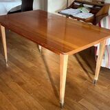 Art Deco wooden extendable table