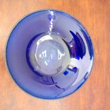 Vase en verre soufflé peint à la main Art nouveau