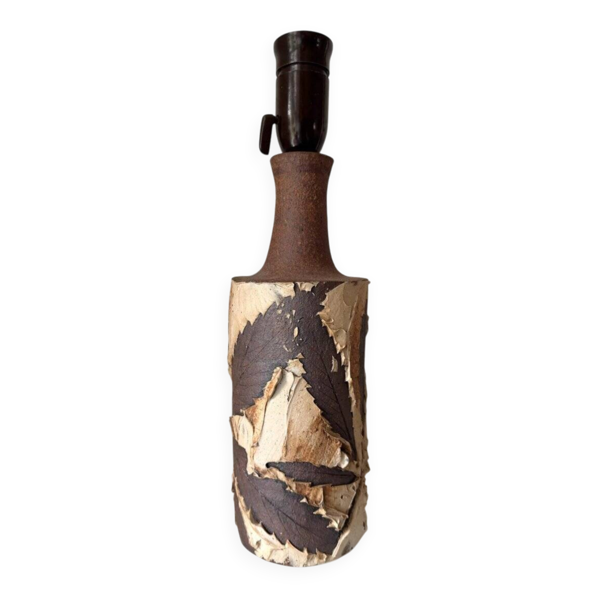 Stoneware table lamp from Bodil Marie Nielsen, 1970s
