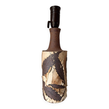 Lampe de table en grès de Bodil Marie Nielsen, années 1970