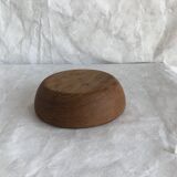 Natural teak bowl, vintage Scandinavian design