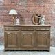 Bleached solid oak sideboard / buffet cabinet – 204 cm