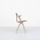 Vintage Galvanitas S22 Mahogany and Beige Chair with Armrests