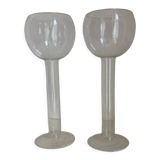 Pair of modernist candlesticks