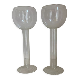 Pair of modernist candlesticks