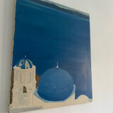 Peinture Grèce Santorin