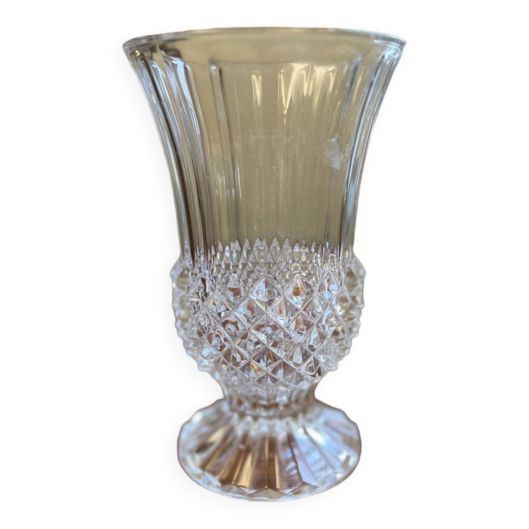 Vase en cristal médicis
