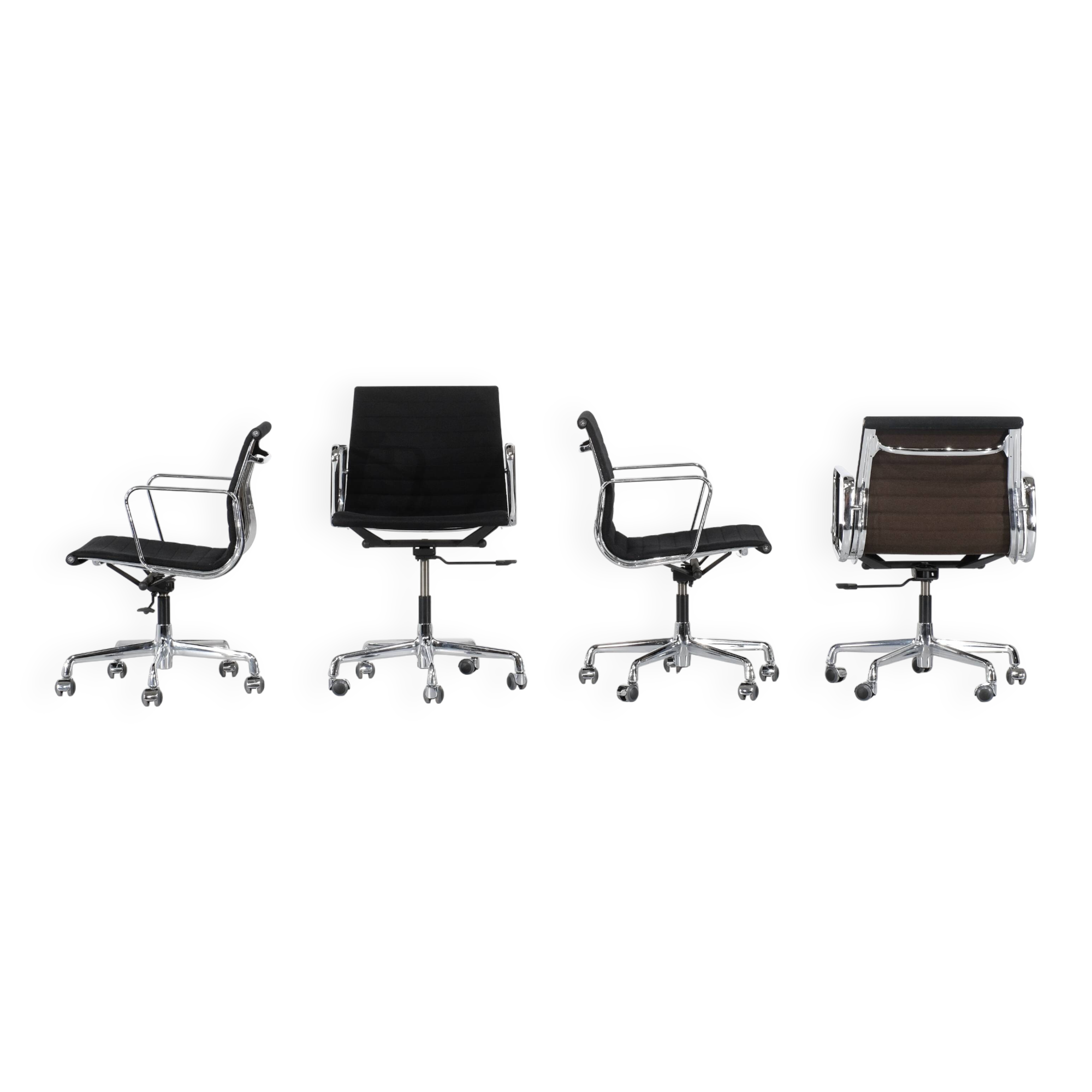 Ensemble de fauteuils " EA 117 " Charles Ray Eames pour ICF USA 1969.