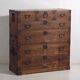Grand Japanese tansu Sendai Isho-dansu in cedar and iron, Meiji-Taishō period (circa 1890-1925) #42