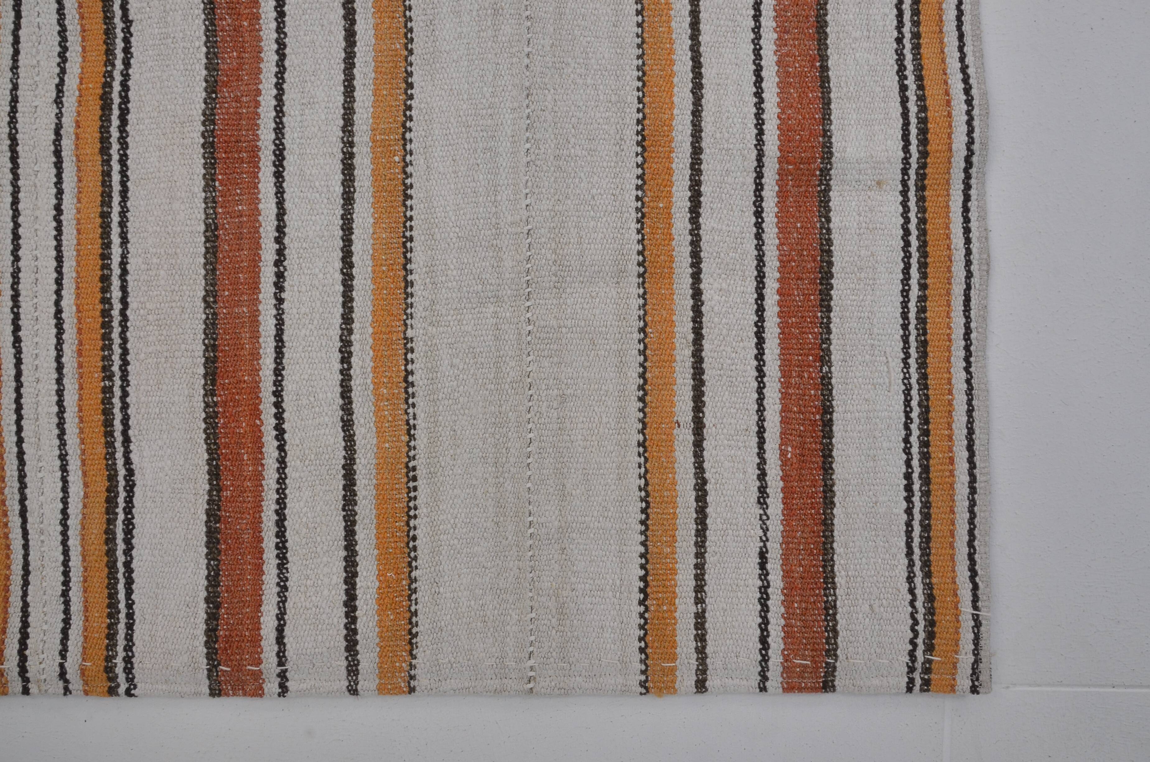 Extra Long Hemp Kilim Runner sku3798