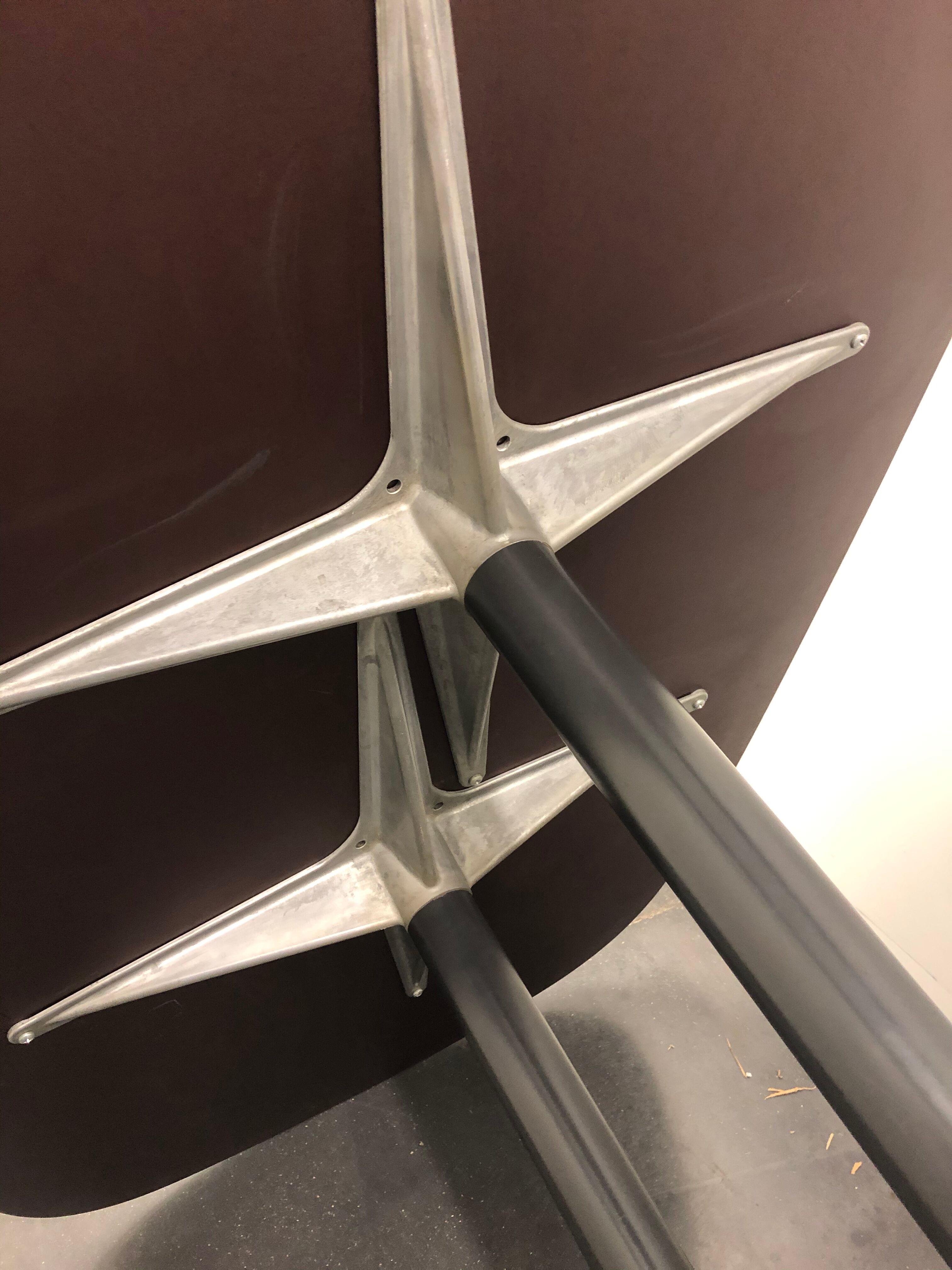 Conference table by Eames edition Herman Miller Aluminium Group 1964