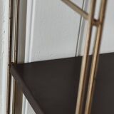 String shelf from the 60s, brown.