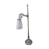 Lampe tulipe articulé art déco,pieds bronze
