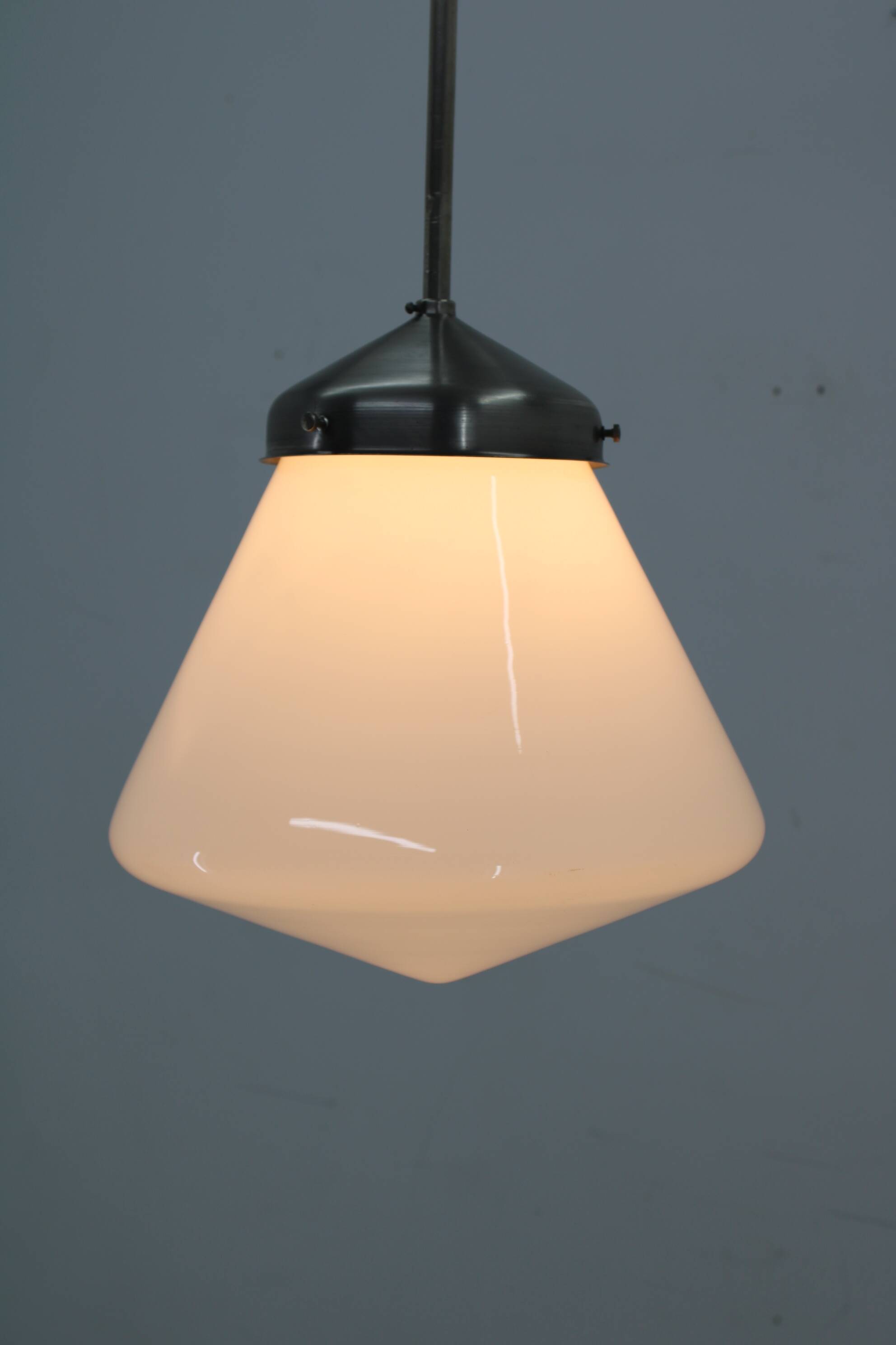 Large Bauhaus Pendant Attributed to Marianne Brandt, 1930s