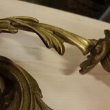 Pair Roccoco style wall light