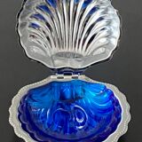 Stainless steel shell butter dish