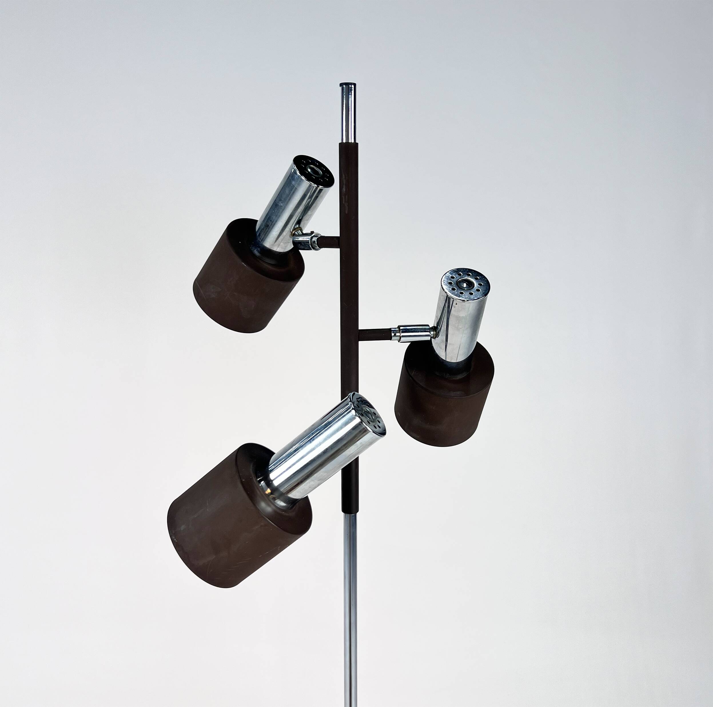Wilko/Solken Leuchten Floor Lamp with Adjustable Lamps, 1970s