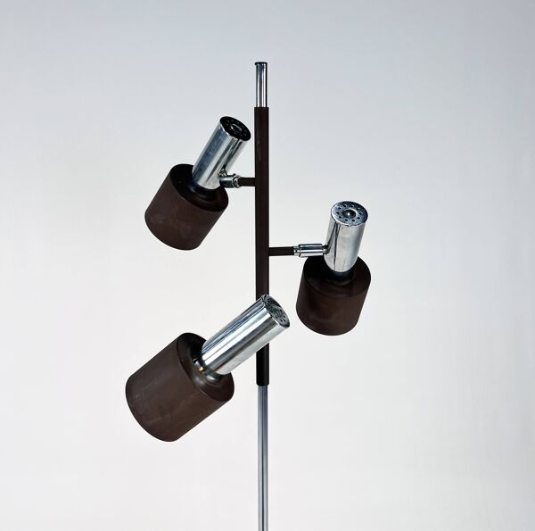 Lampadaire Wilko/Solken Leuchten avec lampes réglables, 1970s
