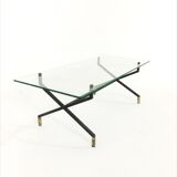 Glass coffee table