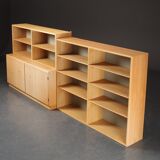 Sideboard and two oak shelves by Borge Mogensen