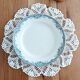 Assiette montée, compotier terre de fer Saint-Amand, Lucy