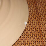 Old dessert plate in earthenware