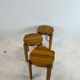 Mid-century stool trio, 1970