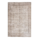 7x10 Beige & Brown Floral Vintage Rug 210x308Cm SK 240522