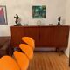 Danish highboard by Henning Kjaernulf for Bruno Hansen, 1960s
