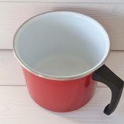 Milk pot - 17 vintage enamelled steel 60/70