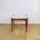 Edmund Homa stool beige-cream seat - structural fabric