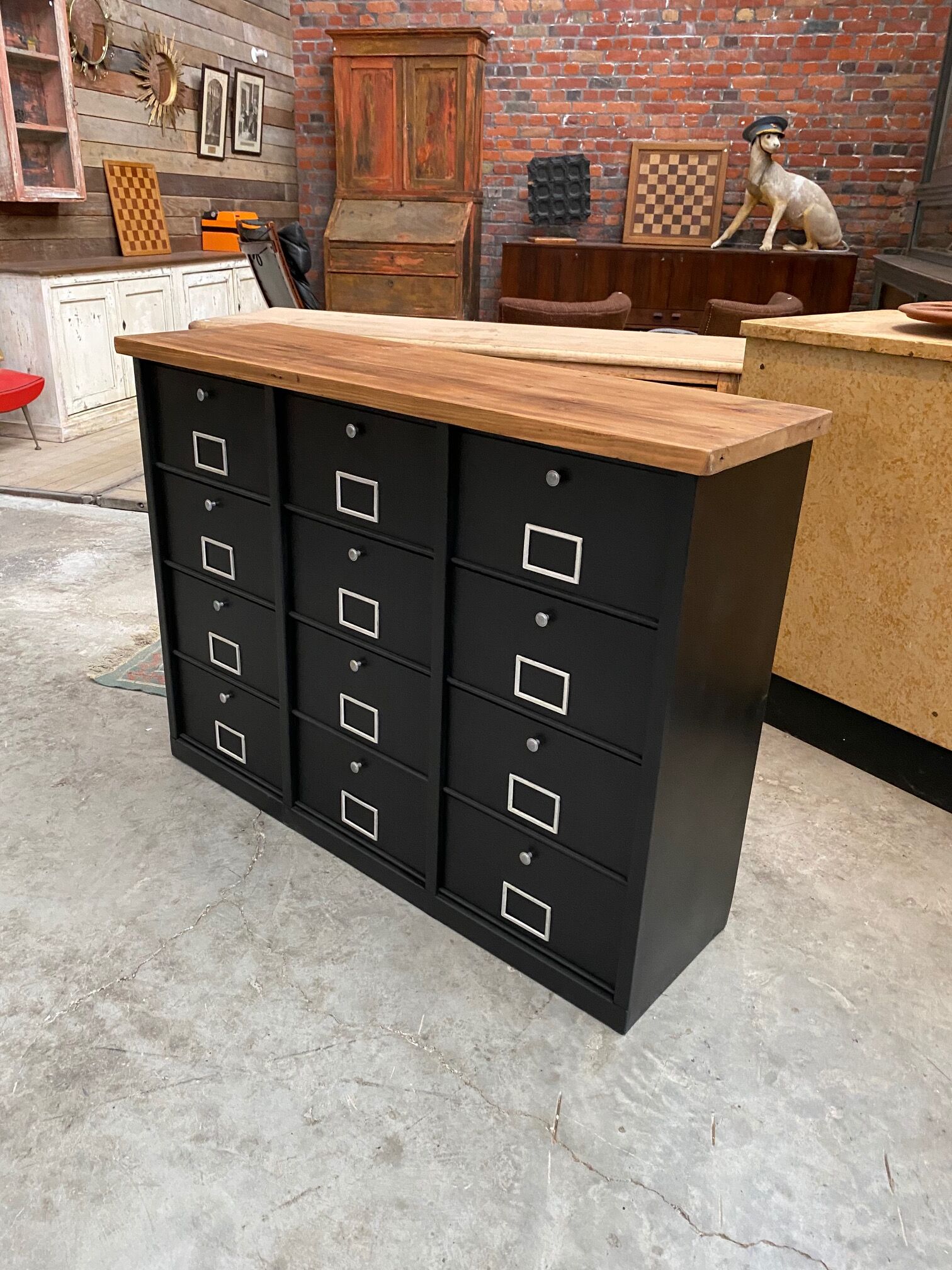 Old metal valve cabinet