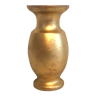 Golden terracotta vase
