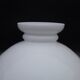 French Vintage White Opaque Glass Lantern Style Replacement Shade 0185