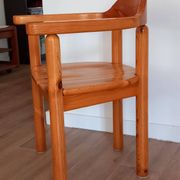 Chaise danoise en pin des années 1980