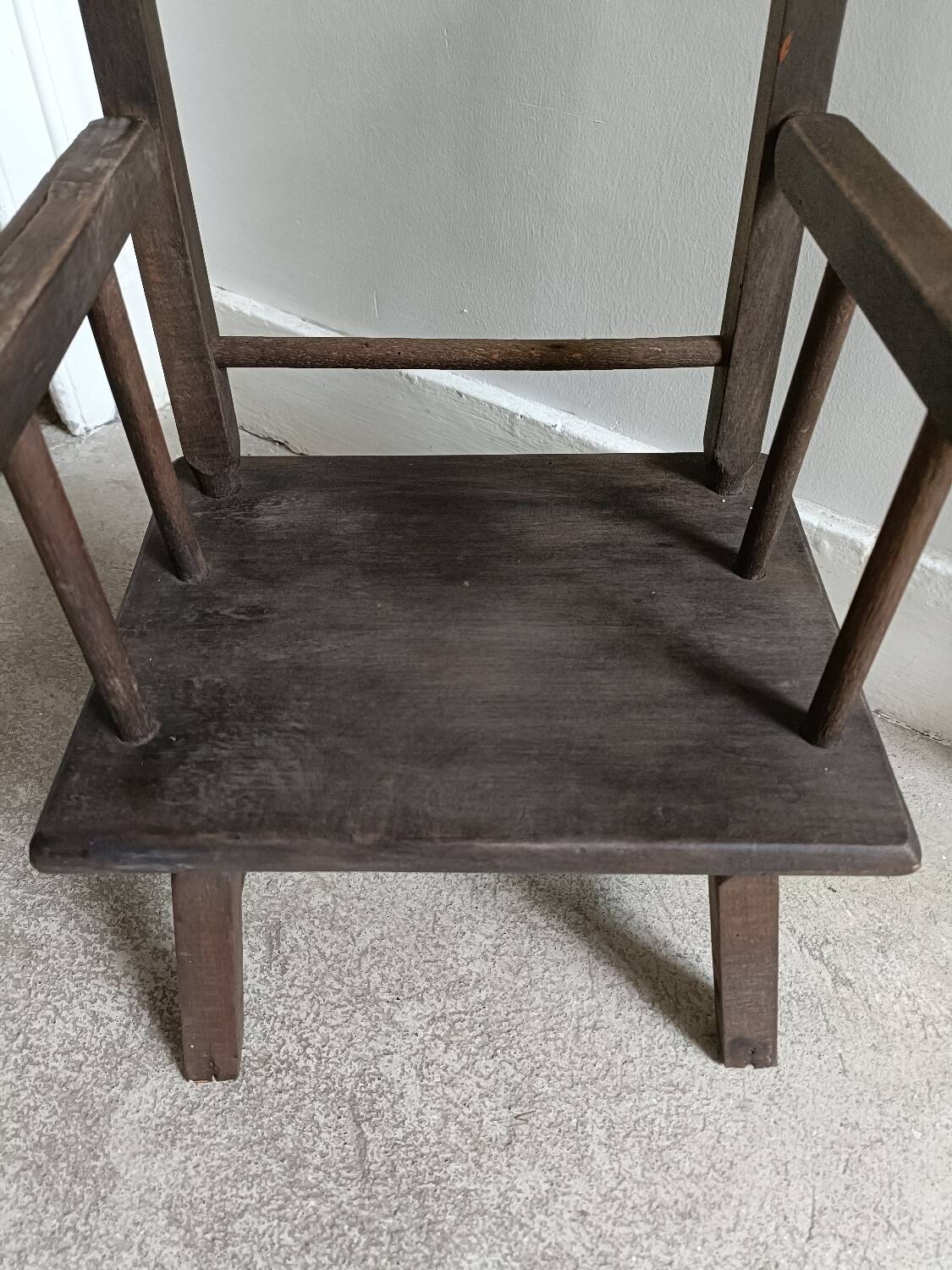 Antique doll's chair