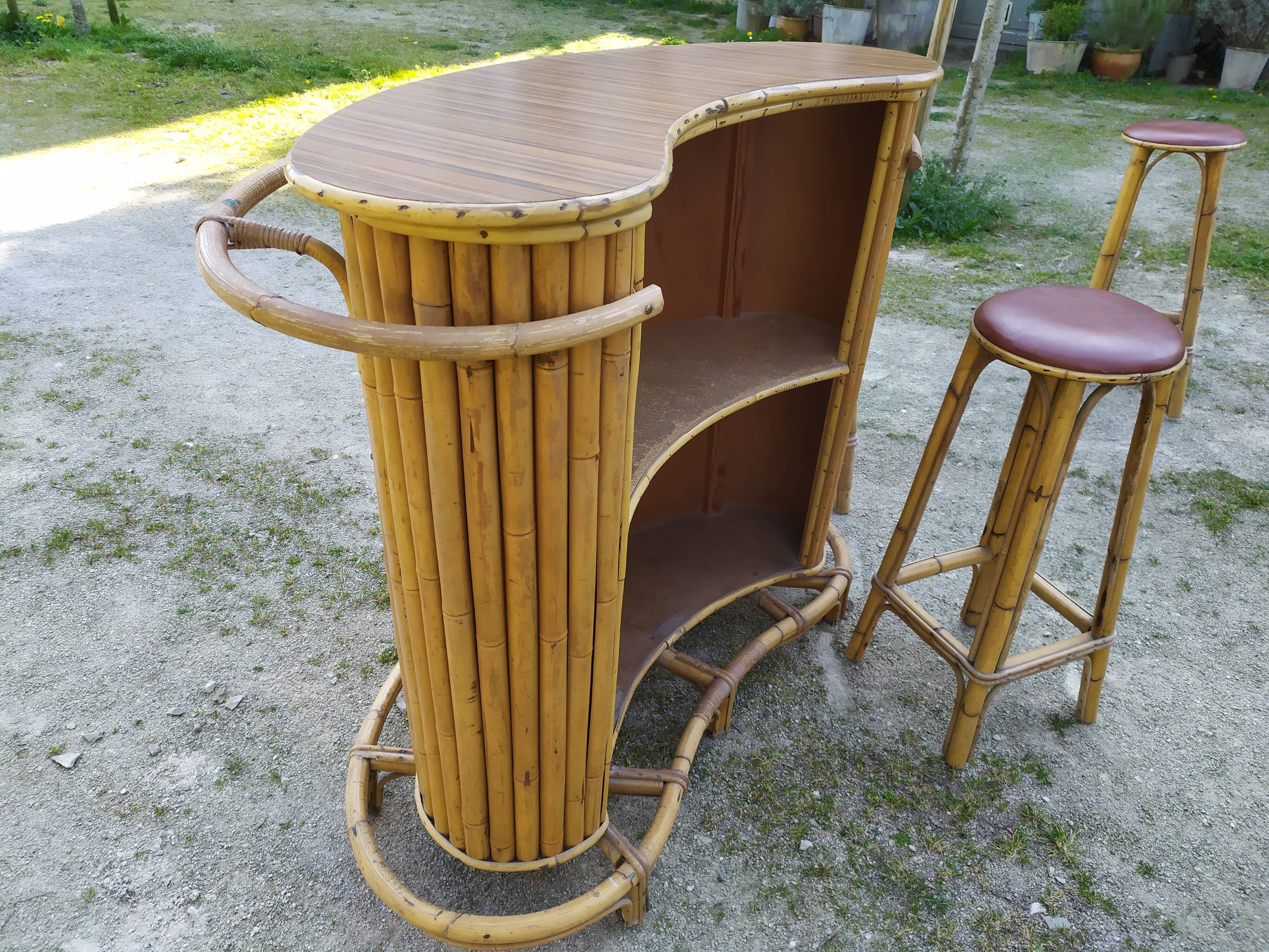 Bamboo bar 50s -60s