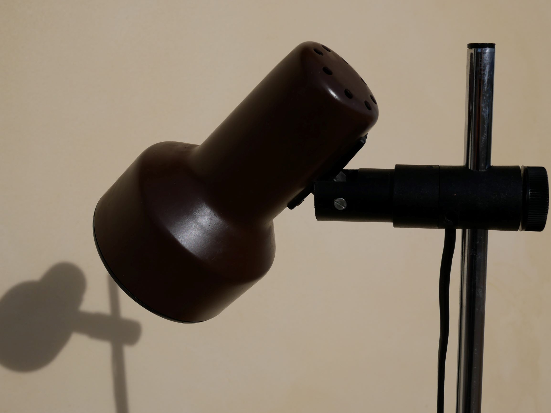 Floor lamp in metal chrome with spots, early 1970s