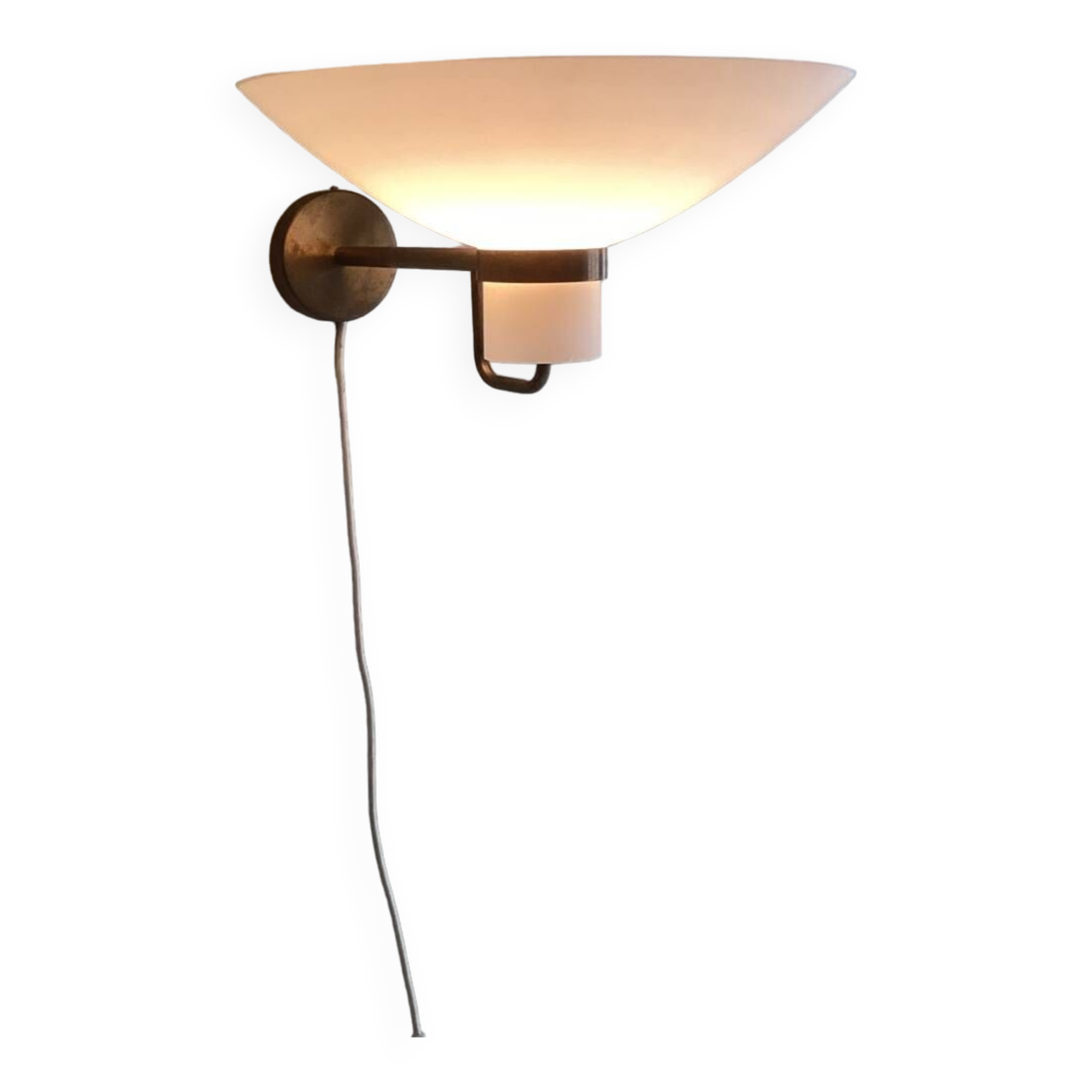 Scandinavian wall light lamp by lyfa , 1960