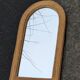 Vintage bamboo rattan mirror 1960 Italy