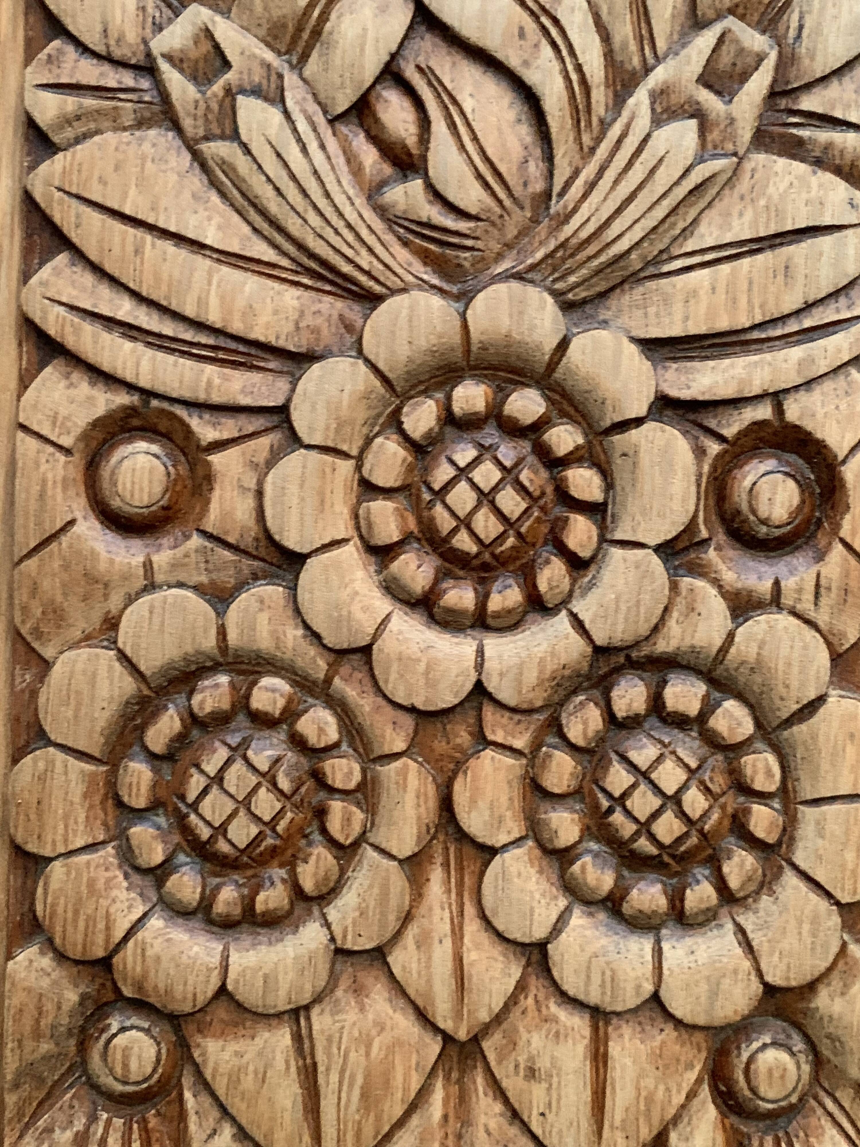 Parisian Art Deco style wardrobe in solid raw oak, 1950