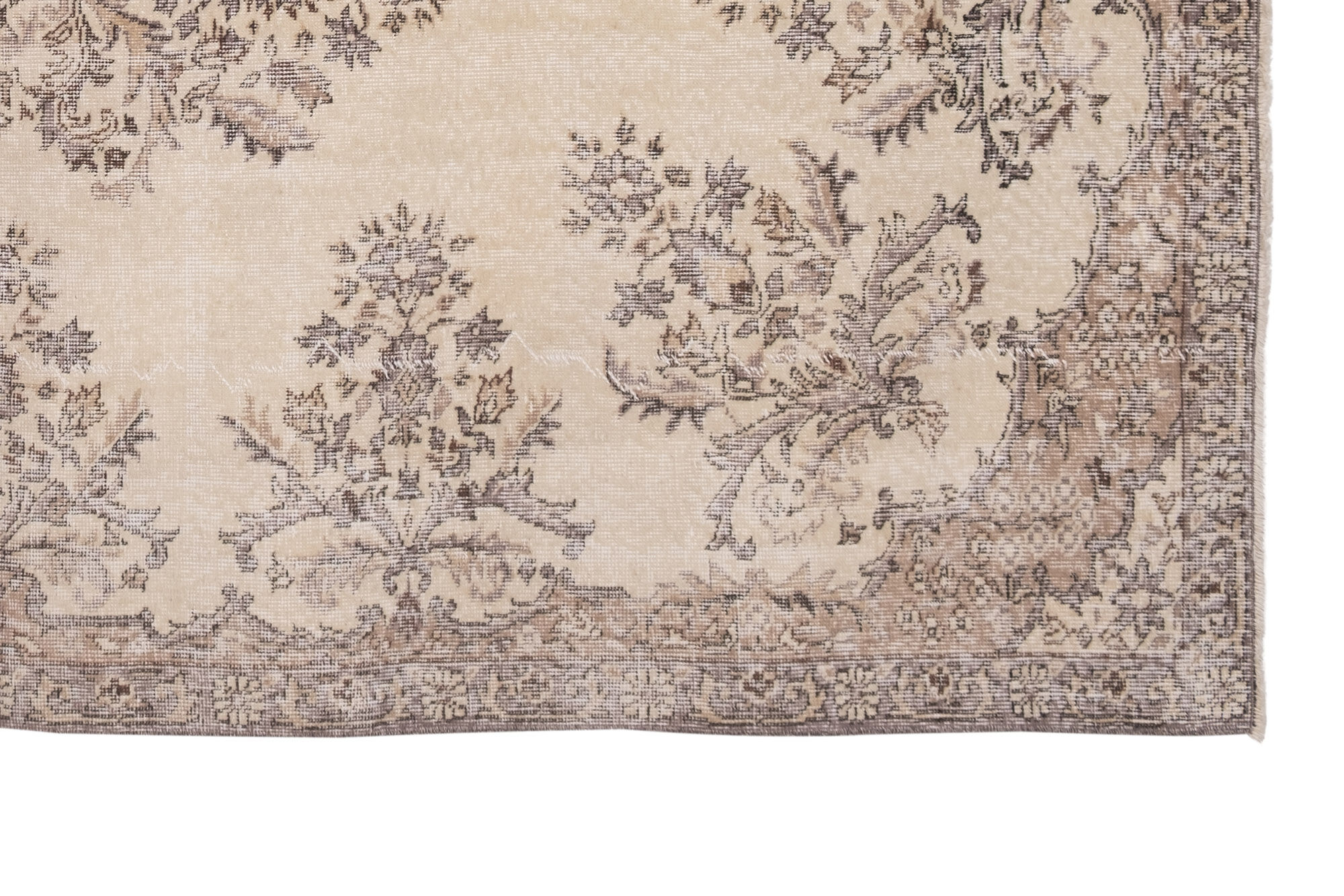 Turkish hand knotted Oushak rug, 1970s - 170 X 283 cm
