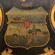 Antique 18thC English Hand Painted King George II & King George IV Shields
